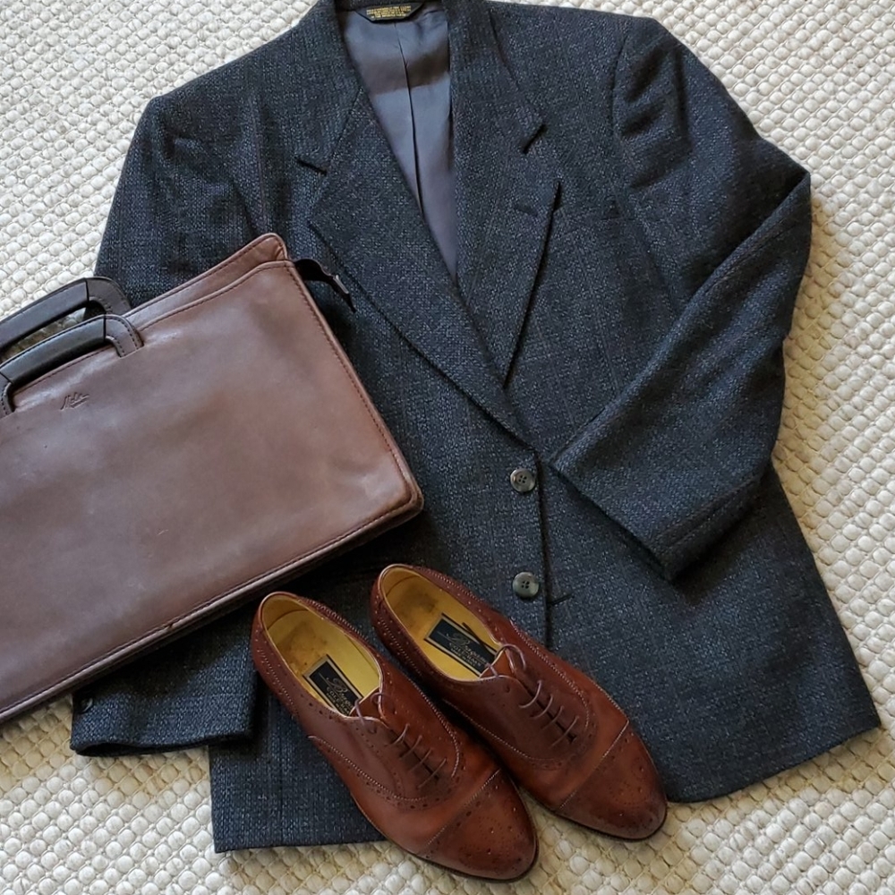 🔥COLE HAAN🔥BRAGANO🔥MADE IN ITALY🔥RARE🔥VINTAGE🔥 - Picture 3 of 6